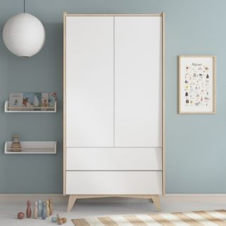 Dulap 2 usi, alb, So Sixty 200x100 cm